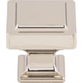 thumbnail image 1 of Top Knobs TK702PN Transcend Collection 1-1/4" Ascendra Knob, Polished Nickel, 1 of 7