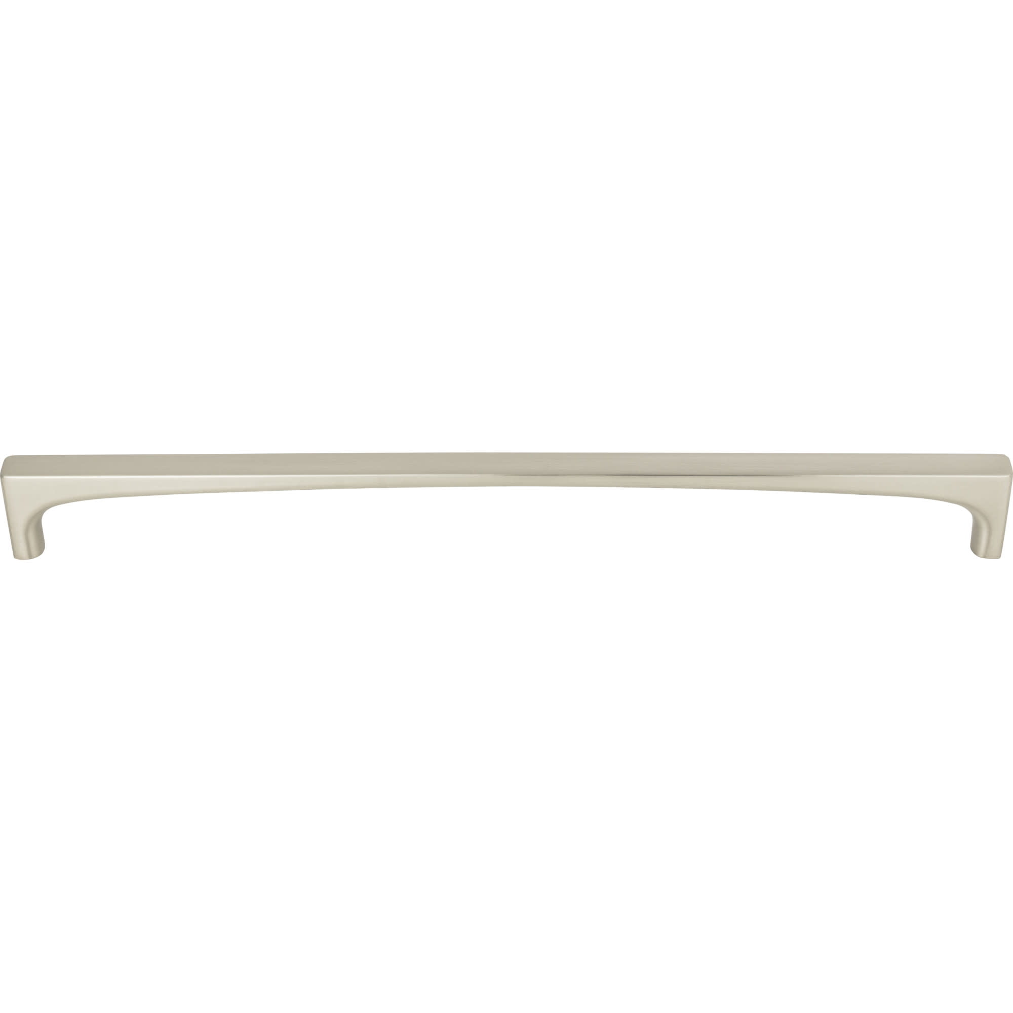 Brushed Nickel 12" Modern Bar Handle with Mounting Hardware