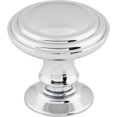 thumbnail image 1 of Top Knobs Tk320 Reeded 1-1/4" Mushroom Cabinet Knob From The Chareau Collection - Chrome, 1 of 3