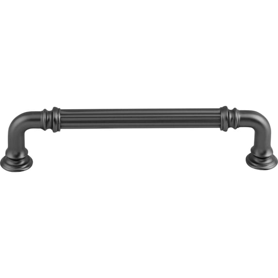 Top Knobs Tk323 Reeded 5" Center To Center Handle Cabinet Pull From The Chareau Collection