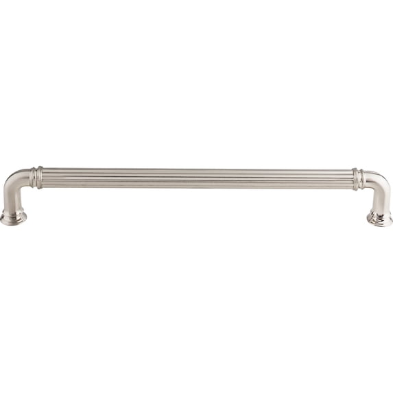Top Knobs Tk327 Reeded 12" Center To Center Handle Appliance Pull From The Chareau Series