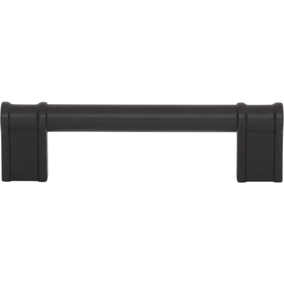 Top Knobs Tk3382Blk Newburn 3 3/4" Center To Center Bar Pull Flat Black