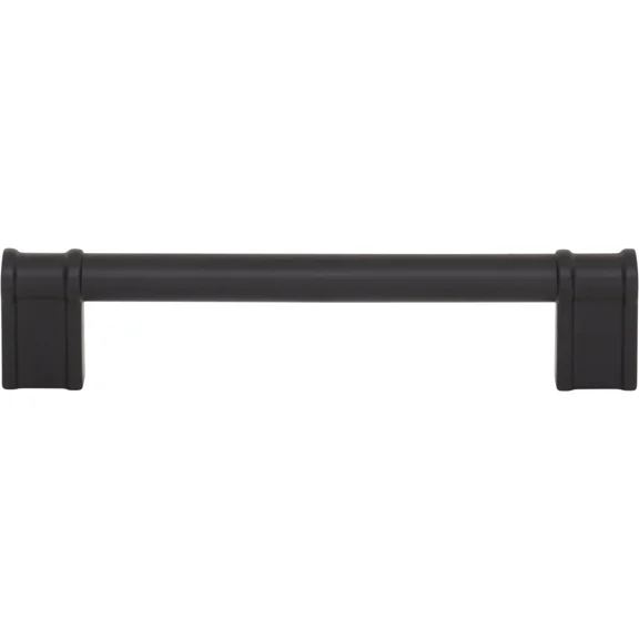 Top Knobs Tk3383Blk Newburn 5 1/16" Center To Center Bar Pull Flat Black