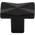 thumbnail image 1 of 1-1/4" Square Quilted Knob - Flat Black, 1 of 7