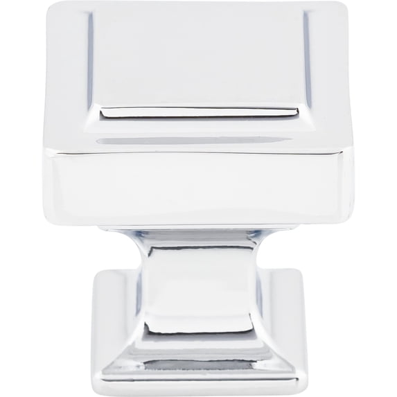 1-1/8" Square Ascendra Knob - Polished Chrome