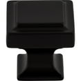 thumbnail image 1 of Top Knobs Square Cabinet Knob 1-1/4" TK702BLK, 1 of 7