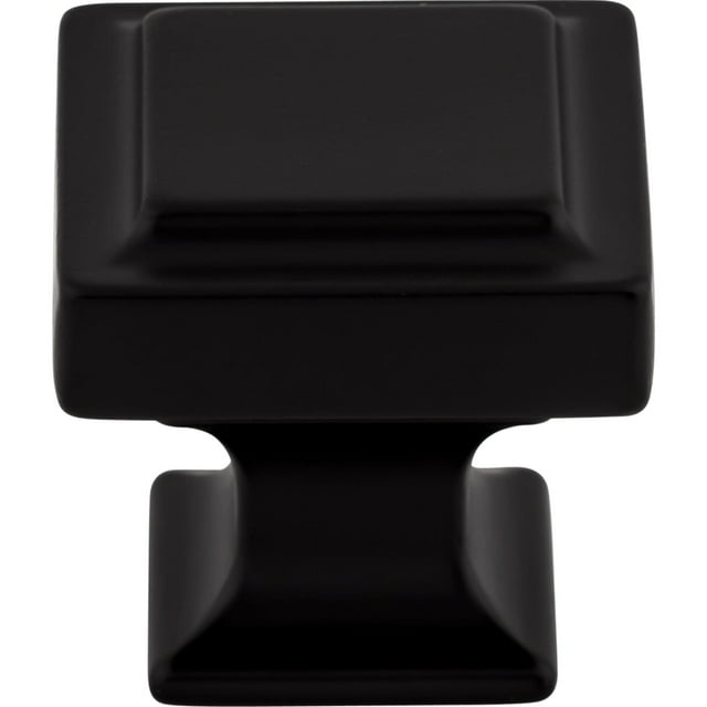 Top Knobs Square Cabinet Knob 1-1/4" TK702BLK