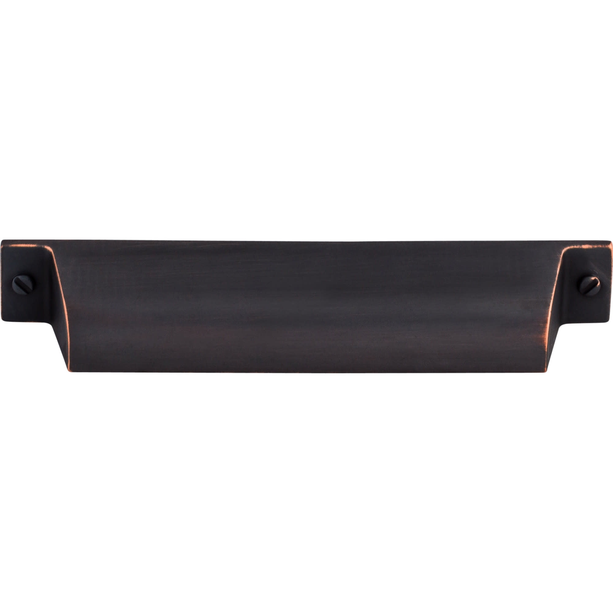 Umbrio Zinc Modern Industrial Cup Pull with Mounting Hardware