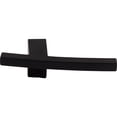 thumbnail image 1 of Top Knobs Tk84 Slanted 3" Long Finger Cabinet Pull From The Sanctuary Collection - Black, 1 of 7