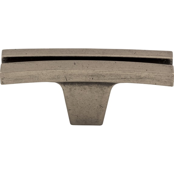 Top Knobs Tk87 Flared 2-5/8" Bar Cabinet Knob From The Sanctuary Collection - Grey