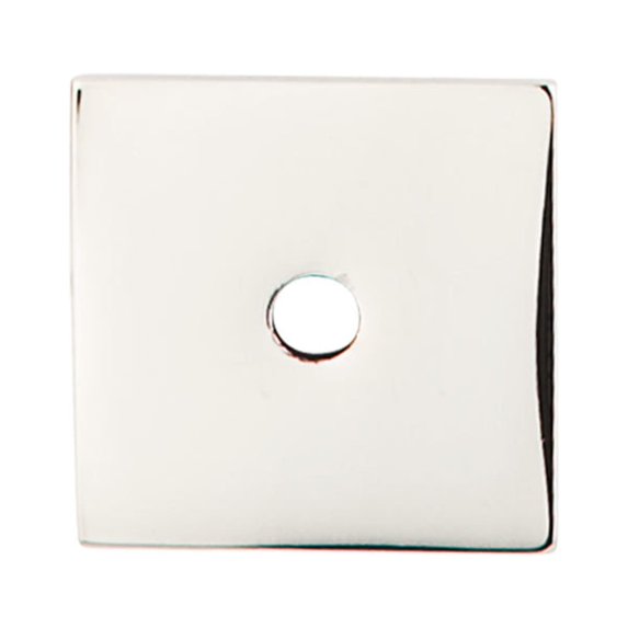 Top Knobs Tk94 1" Square Cabinet Knob Backplate From The Sanctuary Series - Nickel
