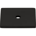thumbnail image 1 of Top Knobs Tk95 1-1/4" Square Cabinet Knob Backplate From The Sanctuary Series - Black, 1 of 7