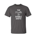 thumbnail image 1 of Top Knotts & Double Shots Sarcastic Humor Graphic Novelty Funny Youth T Shirt, 1 of 5