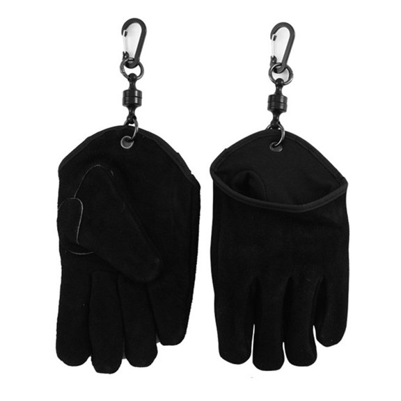 Top Layer Cowhide Insulation Gloves Portable Fireproof Non-Slip Outdoor Gloves