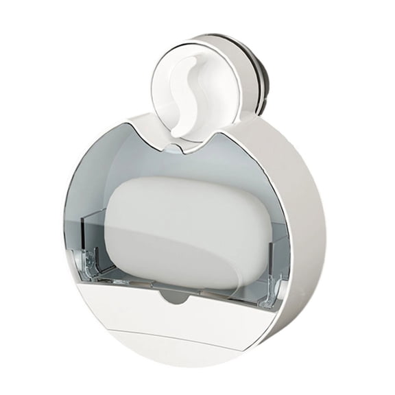 Top Lid Soap Container Wall Mounted Storage Soap Dish For Showers And Sinks NonPunch Installation Durability