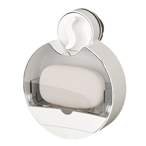 Top Lid Soap Container Wall Mounted Storage Soap Dish For Showers And Sinks NonPunch Installation Durability