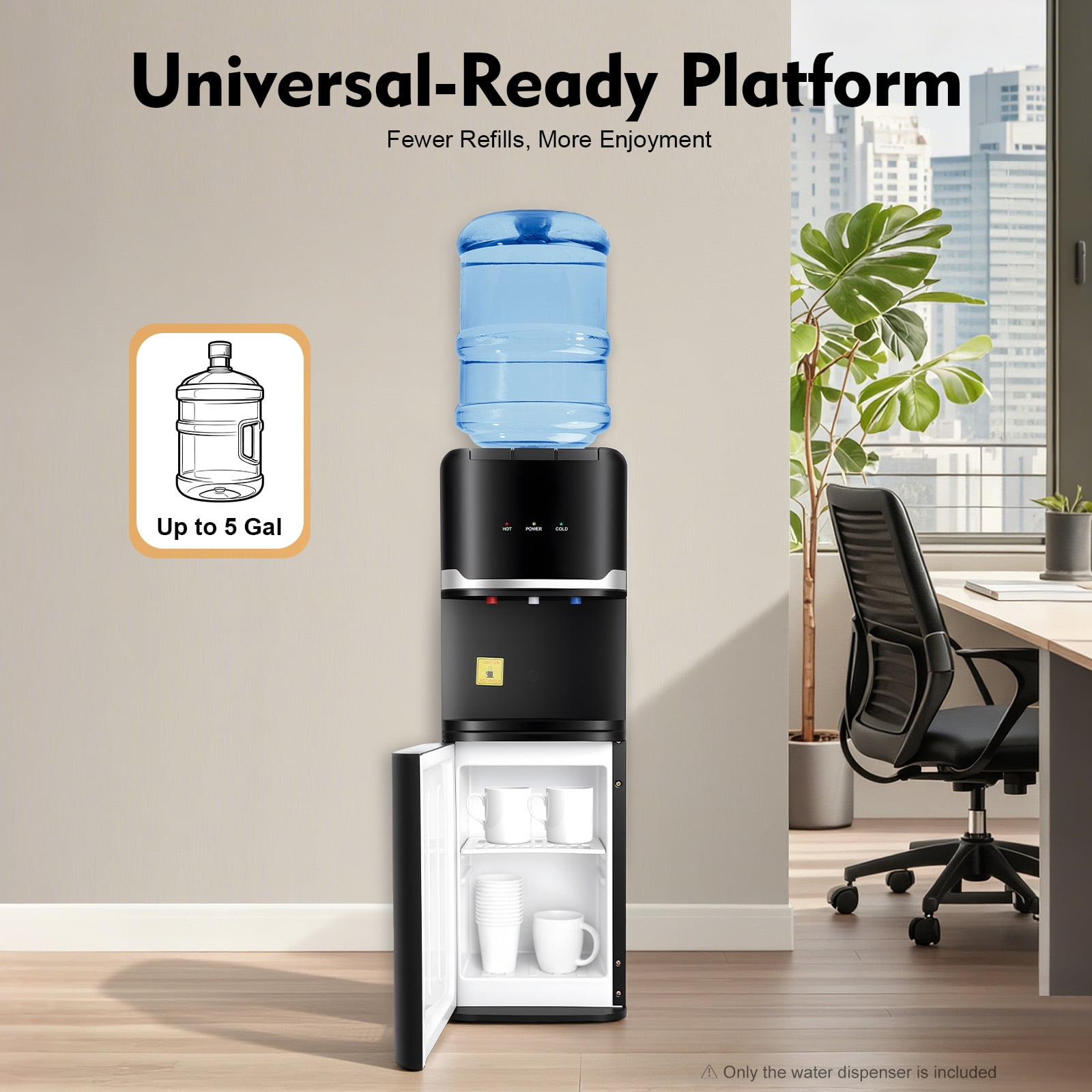 Top Load Hot & Cold & Warm Water Dispenser, Water Dispenser Top Loading Water Dispenser