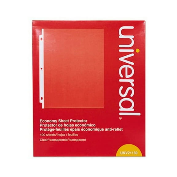 Top-Load Poly Sheet Protectors Economy, Letter, 100/Box