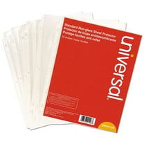 Universal Top-Load Poly Sheet Protectors, Nonglare, Economy, Letter ...