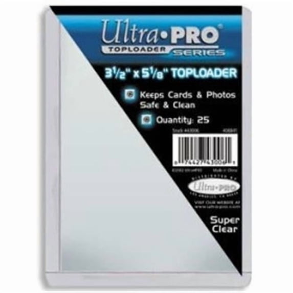 Top Loader - 3.5''x5 1/8'' Clear (25 per pack)