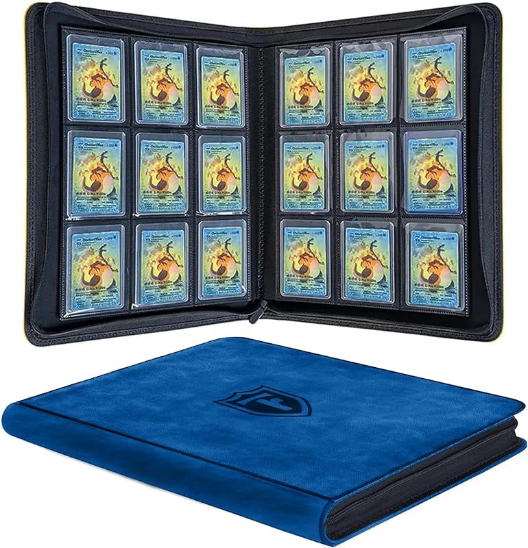4 Pocket Top Loader Binder Top Loader Binder With 9 Pockets - Holds 288 Sports  Cards, Perfect For Baseball & TCG Collections Trading Card Organizer