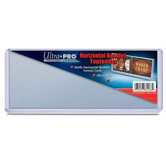 Top Loader Booklet - Horizontal - (10 per pack)