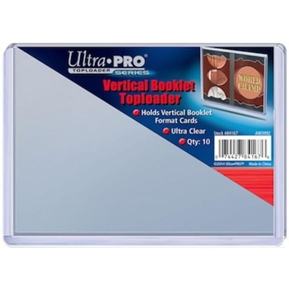 Top Loader Booklet - Vertical - (10 per pack)
