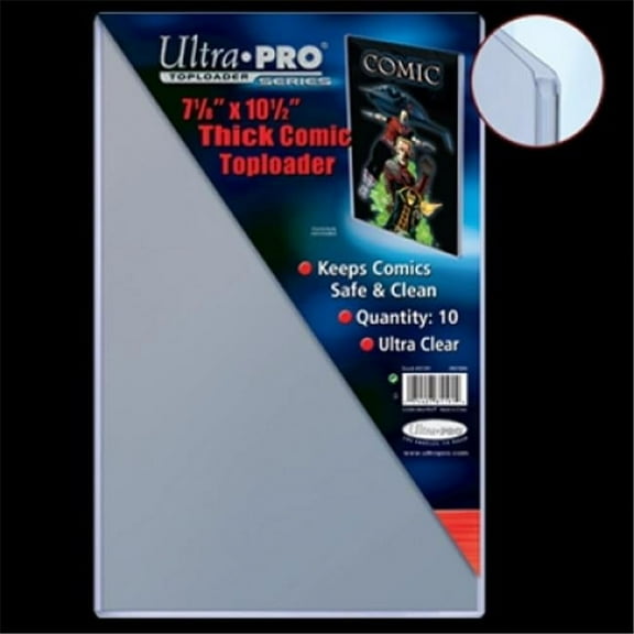 Top Loader - Thick Comic 7-1/8 x 10-1/2 (10 per pack)