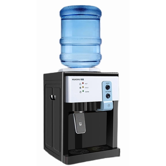 Top-Loading Water Cooler Dispenser - 3-5 Gallon Capacity, Efficient Cooling & Heating, 3 Temperature Settings, Durable Design with Stainless Steel Liner - Ideal for Home, Office, and School Use