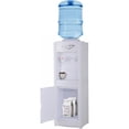thumbnail image 1 of Top Loading Water Cooler Dispenser, Hot & Cold Water Cooler 5 Gallon with Children Safety Lock Storage Cabinet for Home Office Indoor Use, 1 of 8
