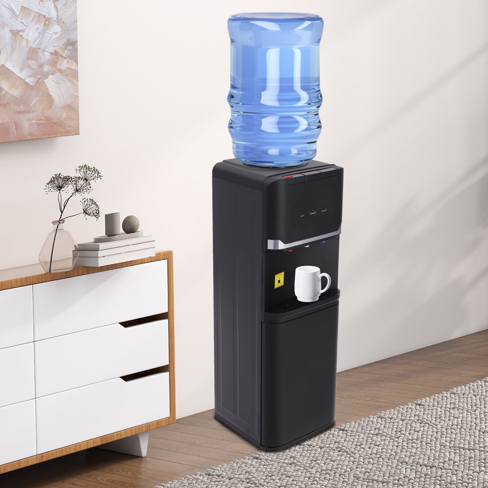 Top Loading Water Dispenser 110-127V Top Load Hot & Cold & Warm Water Dispenser
