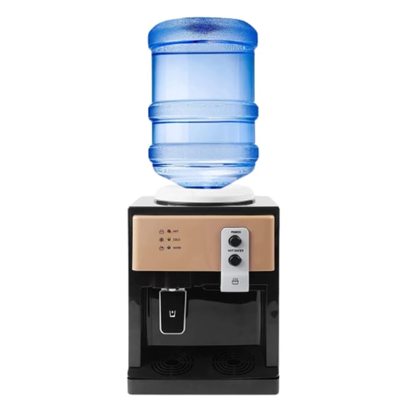 Top Loading Water Dispenser for 5 Gallon Bottle, Electric Hot and Cold Desktop Cooler with 3 Temperatures Including Boiling Water and Ice Water (46-59), for Home Office Kitchen, Black