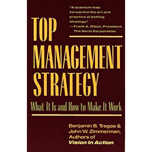 Pre-Owned Top Management Strategy (Paperback) 0671254022 9780671254025