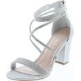 thumbnail image 1 of Top Moda Dressy/Formal Sandals High Heel Ankle Strap Open Toe Sandals, 1 of 7