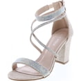 thumbnail image 1 of Top Moda Dressy/Formal Sandals High Heel Ankle Strap Open Toe Sandals, 1 of 7