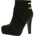 high heel booties