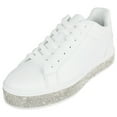 thumbnail image 1 of Top Moda Shoes Women Flat Fashion Platform Sneakers Crystals Rhinestone Bling Lace Up AERIE-1 White 10, 1 of 5
