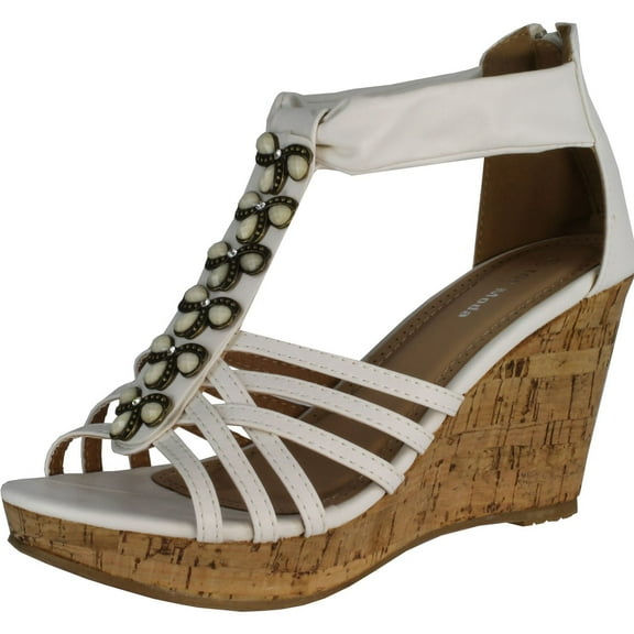 Top Moda Women's DS-6 Wedge Sandals
