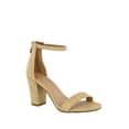 thumbnail image 1 of Top Moda Women's HAnnah-1 Ankle Strap High Heel Sandal, Raffia Natural, 1 of 3
