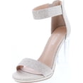 thumbnail image 1 of Top Moda Womens Davita-1 Transparent Lucite Metallic Party Dress High Heels Shoes, 1 of 4