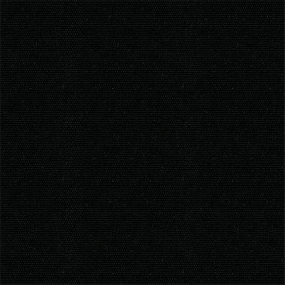 Top Notch 92649 100 Percent Solution Dyed Polyester Fabric with a Water Repellant Fabric, Black