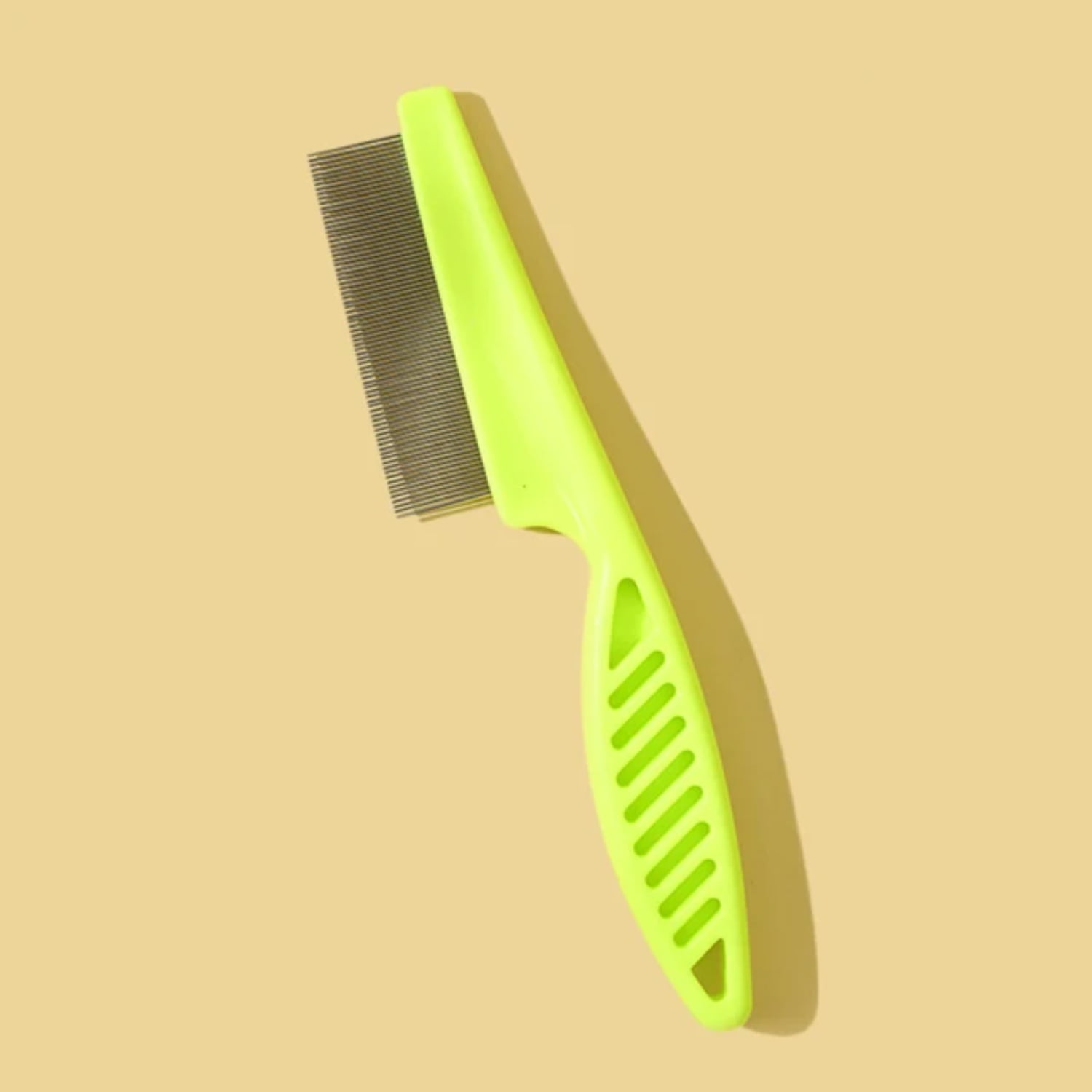 TopNotch Premium Stainless Steel Dense Toothed Cats Grooming Comb