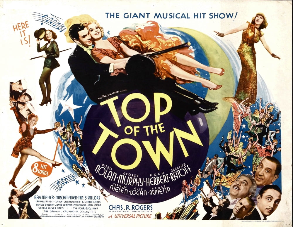 Top Of The Town Canvas Art -  (28 x 22)