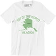 thumbnail image 1 of Top Of The World Alaska Funny State Anchorage Frontier Men's T-Shirt, 1 of 4