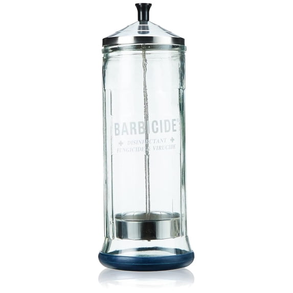 Top Performance Glass Barbicide Soaking Jar for Pets, 37-Ounce
