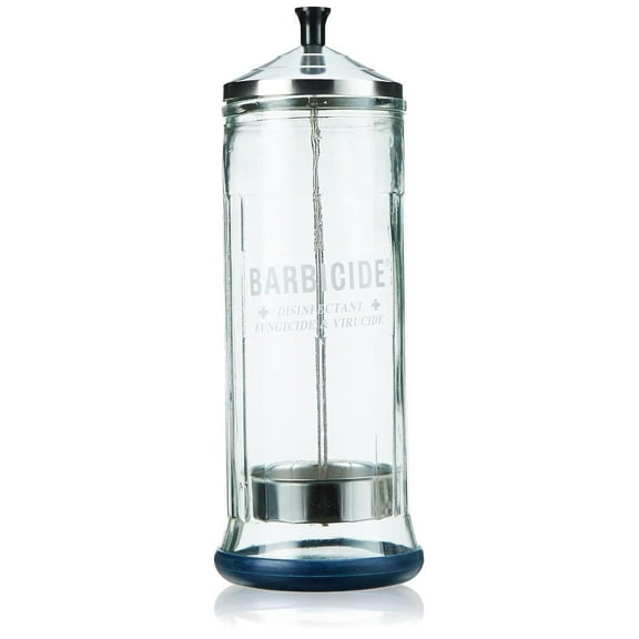 Top Performance Glass Barbicide Soaking Jar for Pets, 37-Ounce