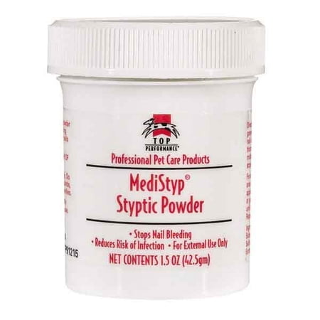 Top Performance Medistyp Powder with Benzocaine Stops Bleeding & Pain Fast - Choose From 3 Sizes (1.5 oz)