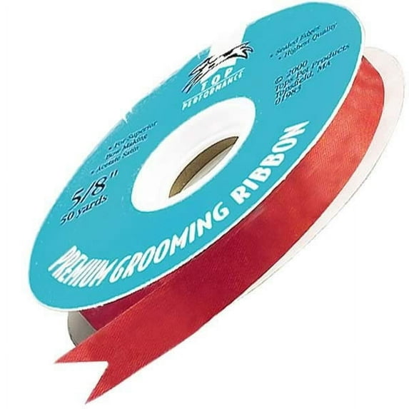 Top Performance Satin Ribbon 9/16inx100yd Brt Red