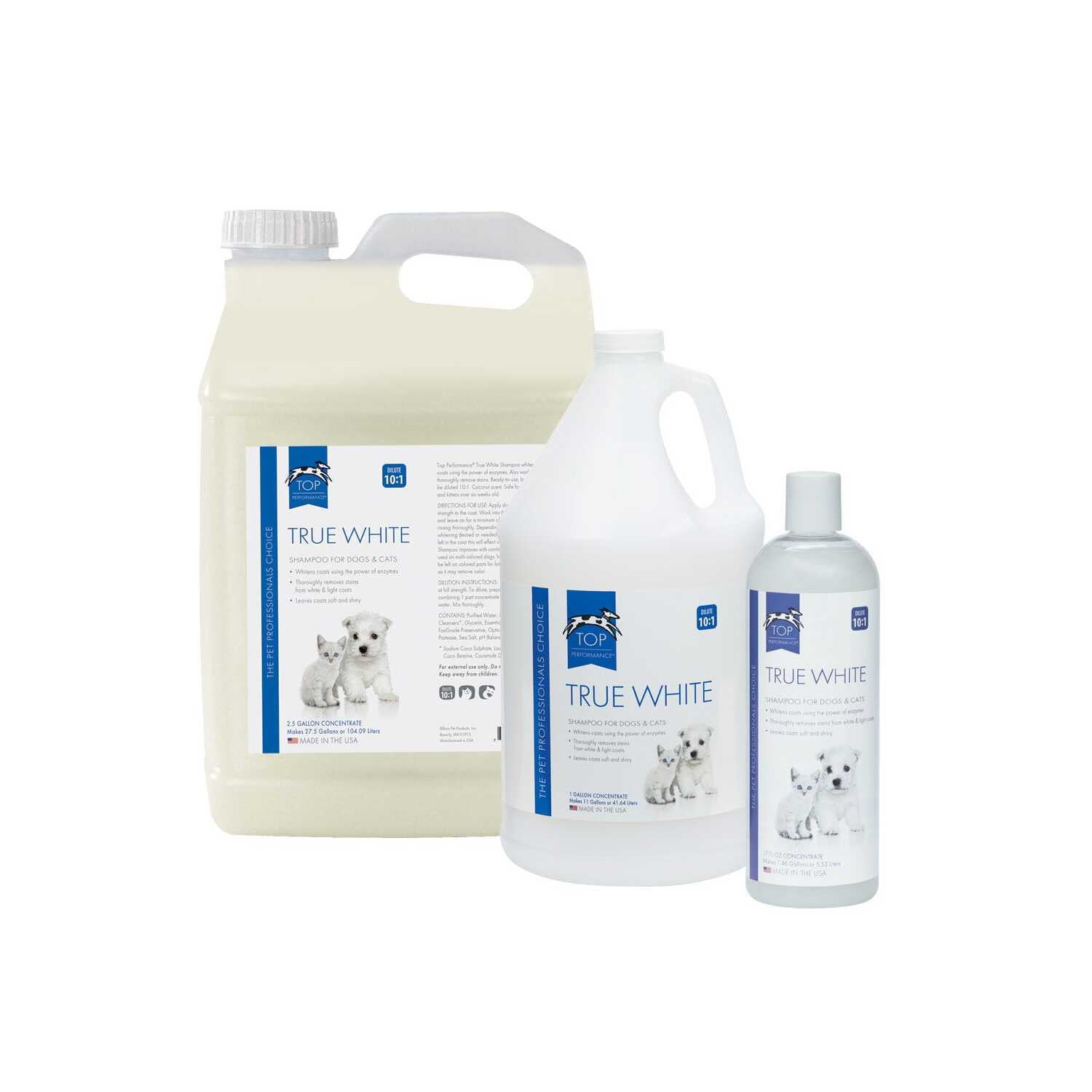 Top Performance TP606 91 True White Whitening Pet Shampoo Gallo