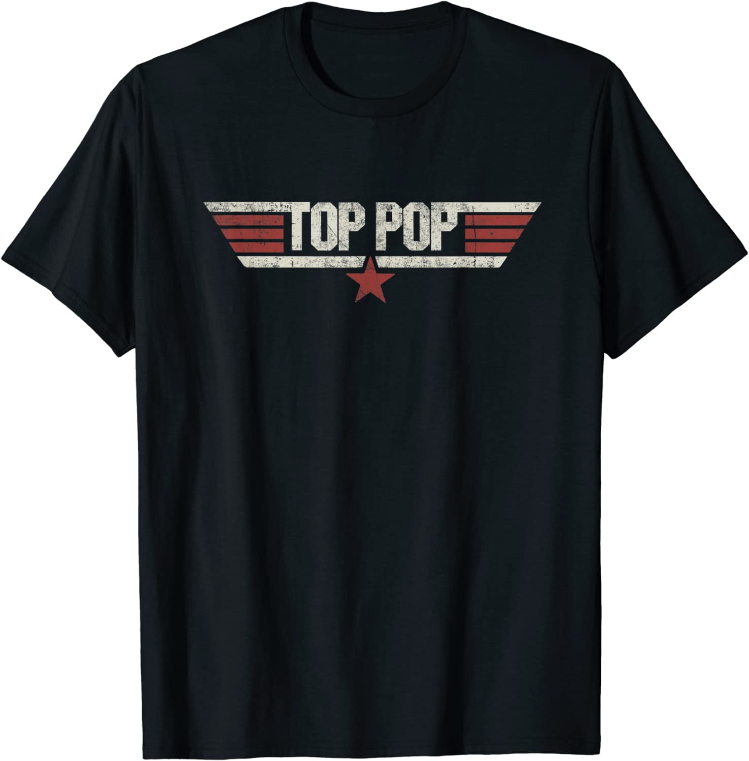 Top Pop Funny Vintage 80's Gift Father Grandpa Father's Day T